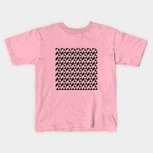 GEOMETRIC BLACK TRIANGLES DESIGN ELEMENTS Kids T-Shirt